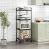 Étagère rangement cuisine cinq niveaux roulettes… – vue 6