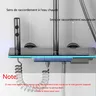 Ensemble de douche froide et chaude en laiton avec… – vue 6