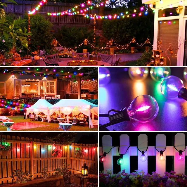 Ampoule Globe en Verre à Filament LED RGB – vue 6