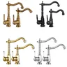 Robinet de lavabo en or – vue 6