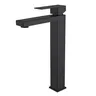 Robinet de lavabo de salle de bains noir mat – vue 3
