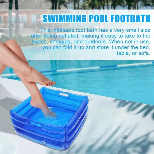 Bain de pieds de piscine pliable Portable – vue 2