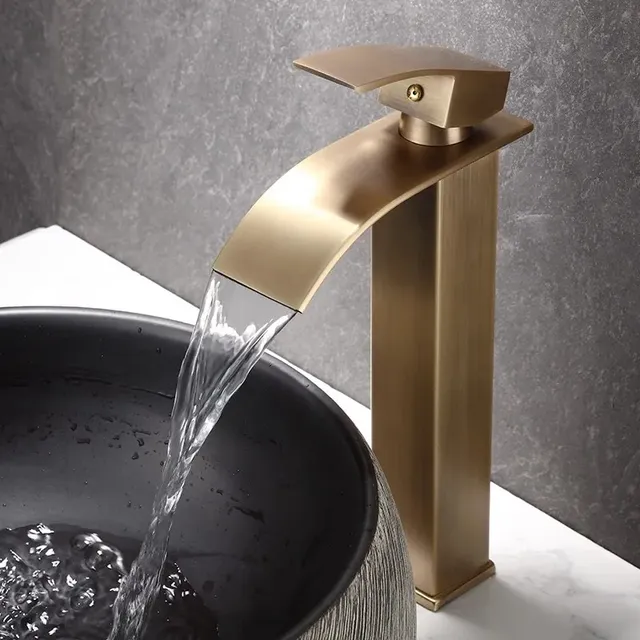 Mitigeur lavabo monolevier hauteur élevée bec cascade… – vue 5