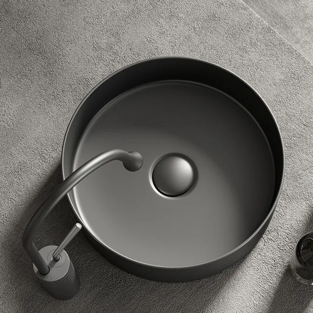 Lavabo de salle de bain moderne en céramique… – vue 5