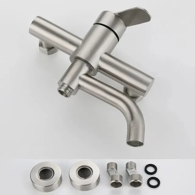 Robinet de douche de salle de bains en acier inoxydable – vue 2