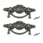 Poignée de meuble rétro, bouton de porte market, poignées d&rsquo;armoire, quincaillerie de cuisine, panneau Chi, 2 pièces