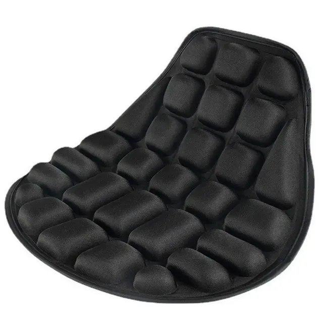 Coussin de siège de moto en mousse noire