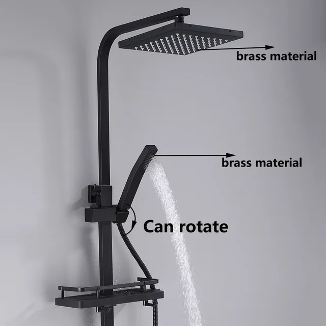 Colonne douche thermostatique murale robinetterie salle… – vue 2