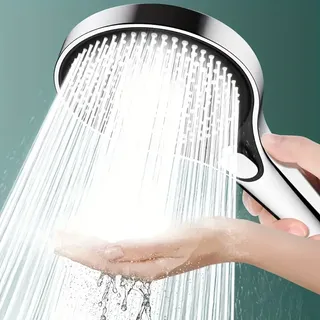Pommeau de douche haute pression à trois vitesses avec grand panneau