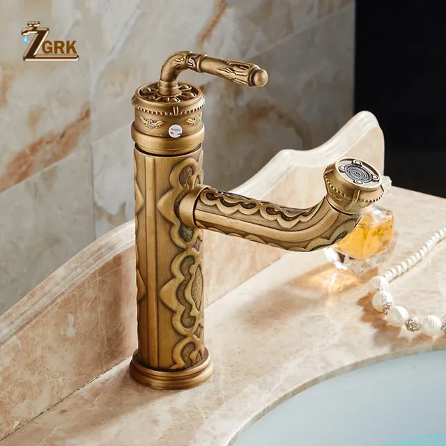 Robinets de lavabo en laiton massif – vue 6