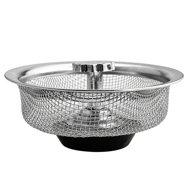 Crépine évier bouchon vidange acier inoxydable panier… – vue 2