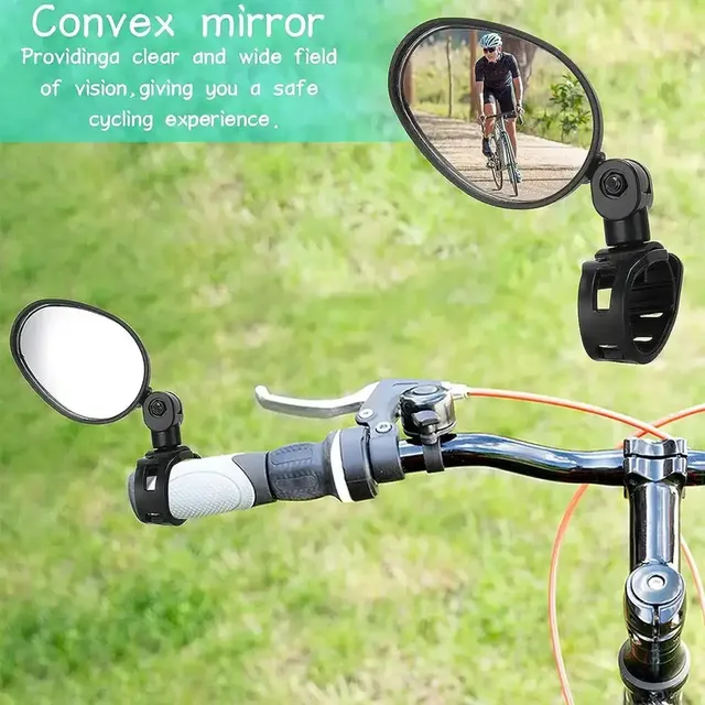 Rétroviseur vélo rotatif 360 degrés paire miroirs guidon… – vue 5