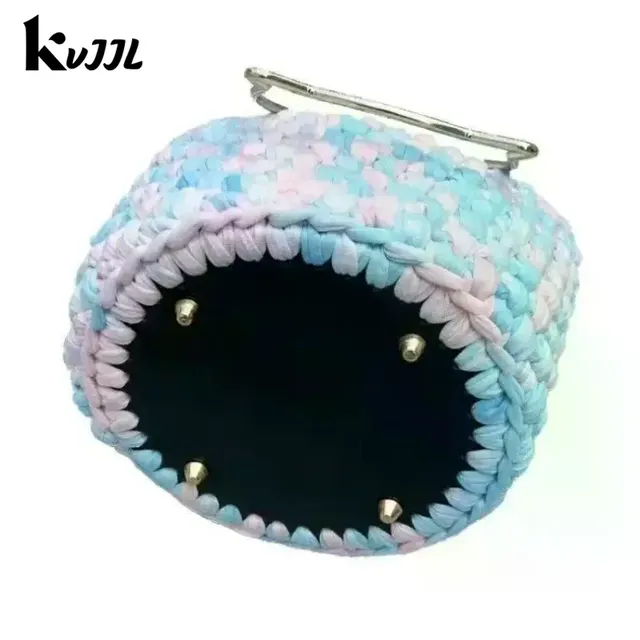Fond rond ovale pour sac tricoté – vue 3