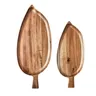 Plateau de service décoratif en bois – vue 2