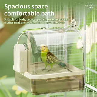 Les oiseaux utilisent des baignoires externes pour le bain des boîtes…