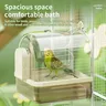 Les oiseaux utilisent des baignoires externes pour le… – vue 1