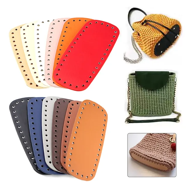 Fond Long ovale pour sac tricoté sacs en cuir Pu… – vue 2