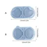 Moule en résine de Silicone ovale/cœur – vue 6