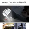 Miroir de maquillage pliant avec lumière LED blanche – vue 5