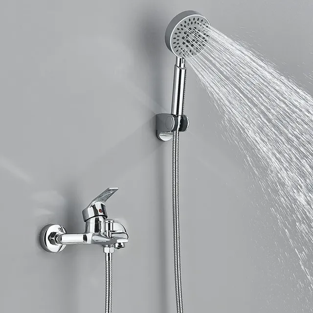 Mitigeur bain douche mural noir mat monocommande levier… – vue 3