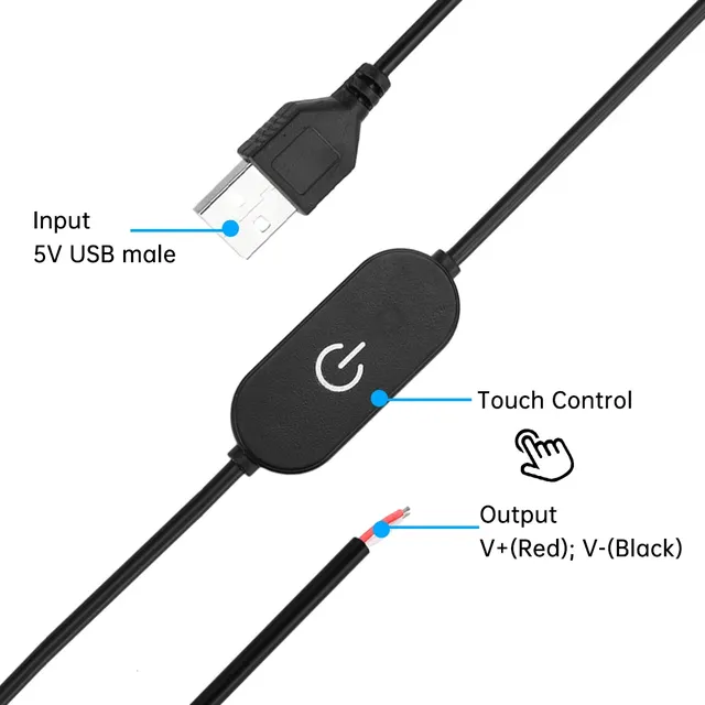 Câble de commutation de gradation tactile USB… – vue 4