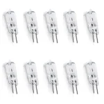 Lampe super lumineuse de type JC, lumière blanche chaude, lampe de courbure, éclairage intérieur convaincu, décor à la maison, G4, 12V, 220V, 20W, 35W, 10 pièces par lot