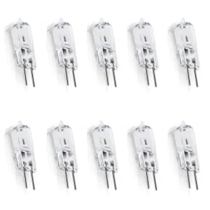 Lampe super lumineuse de type JC, lumière blanche chaude, lampe de courbure, éclairage intérieur convaincu, décor à la maison, G4, 12V, 220V, 20W, 35W, 10 pièces par lot