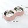 Double Filles en Acier Inoxydable pour Animaux de… – vue 2