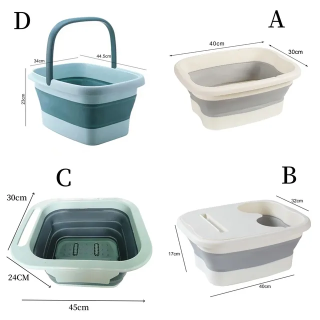 Seau de bain de pieds pliable – vue 6