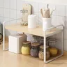 Étagère d'armoire blanche empilable