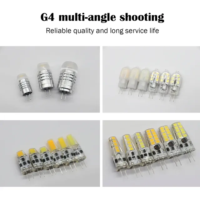 3 pièces Mini G4 12V 24V lampe à LED lumière variable 3W… – vue 5