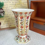 Vase en céramique élégant en porcelaine, petite bouteille de fleurs esthétique moderne, Vases décoratifs de luxe, décorations d&rsquo;intérieur de bureau