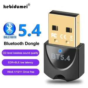 Adaptateur Bluetooth sans fil USB Bluetooth 5.4 pour PC Dongle Adaptador souris sans fil Keyborad récepteur Audio de musique transmission USB
