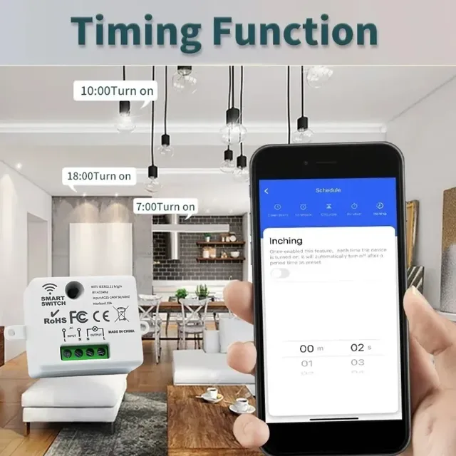 KEBIDU Tuya commutateur WiFi intelligent 433Mhz… – vue 5