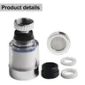 Filtre aérateur robinet cuisine compact chromé plastique… – vue 3