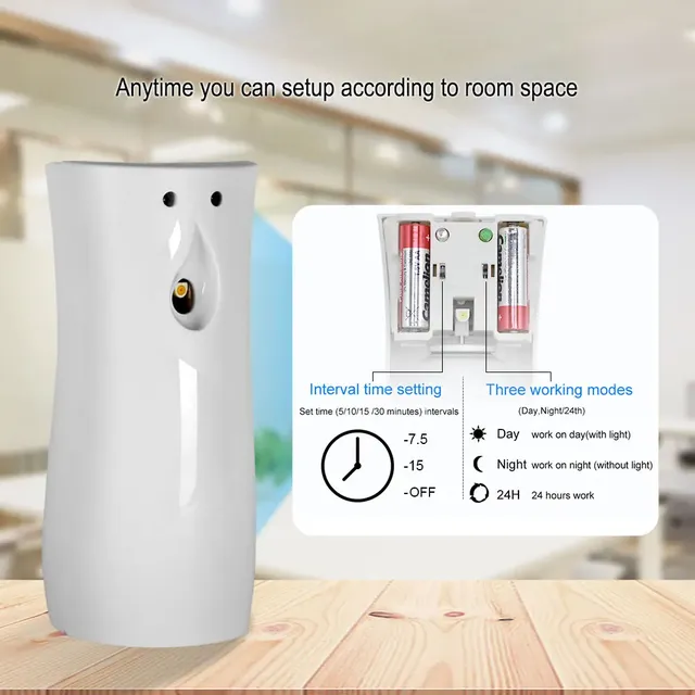 Désodorisant automatique en aérosol
