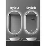Miroir de salle de bain intelligent ovale – vue 5