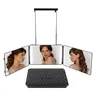 Miroir de coupe de cheveux 360 avec lumières…