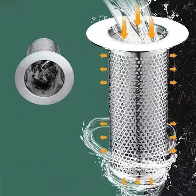 Filtre vidange sol acier inoxydable maille perforée… – vue 6