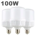100W E27 LED vis bouche lumière 220V haute luminosité ampoule lumière blanche Protection des yeux Non scintillement haute Dissipation thermique