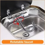 Montres pliables à percussion résistante à 360, poignée unique, équipement de camping-cars, polyvalentes, laiton, camping-cars, yacht