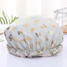 Bonnet douche imperméable doublure EVA satinée brillante… – vue 3
