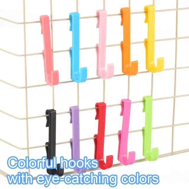 10 crochets muraux à grille – vue 6