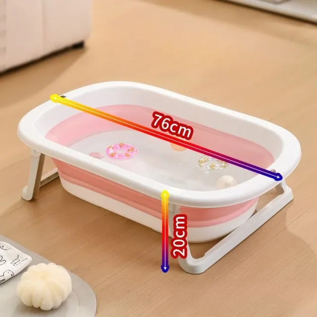 Baignoire pliable portable bébé plastique ergonomique… – vue 2