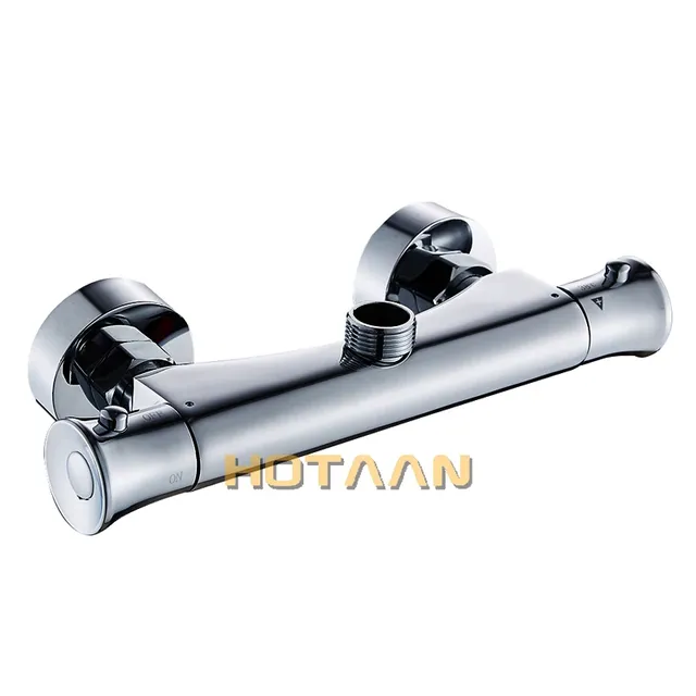 Mitigeur thermostatique mural chrome poli double… – vue 6
