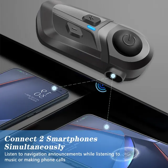 Bluetooth 5.3 casque de Moto sans fil casque mains… – vue 4
