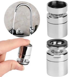 Pulvérisateur d’aérateur de robinet domestique, aérateur d’évier, buse de robinet pivotante à 360 degrés, buse de filtre de robinet de cuisine, pulvérisation de douche à économie d’eau Pulvérisateur d’aérateur de robinet domestique, aérateur d’évier, buse de robinet pivotante à 360 degrés, buse de filtre de robinet de cuisine, pulvérisation de douche à économie d’eau