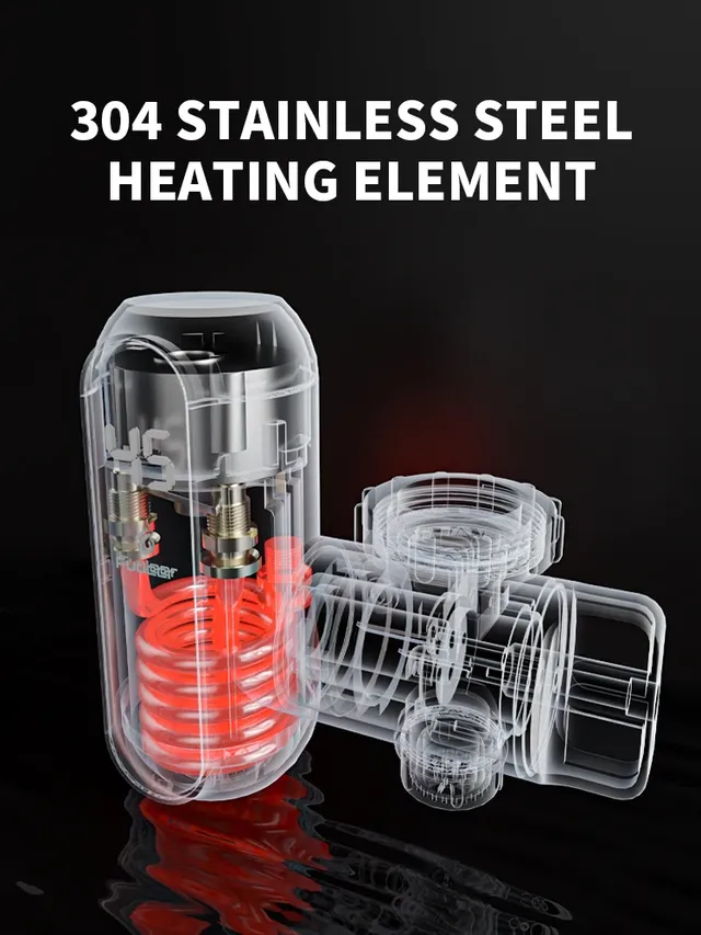 Fudeer robinet chauffe-eau électrique de cuisine robinet… – vue 3