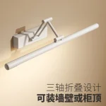 HOMirror-Applique Murale Moderne Pliable, Noir et Blanc, Chambre à Coucher, Placard, Armoire, Cuisine, Étude, Miroir de Maquillage, Robe, Table, Applique Murale