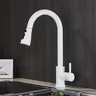 Senlesen robinet de cuisine blanc extractible – vue 2